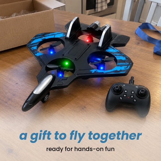a gift to fly together: ready for hands-on fun