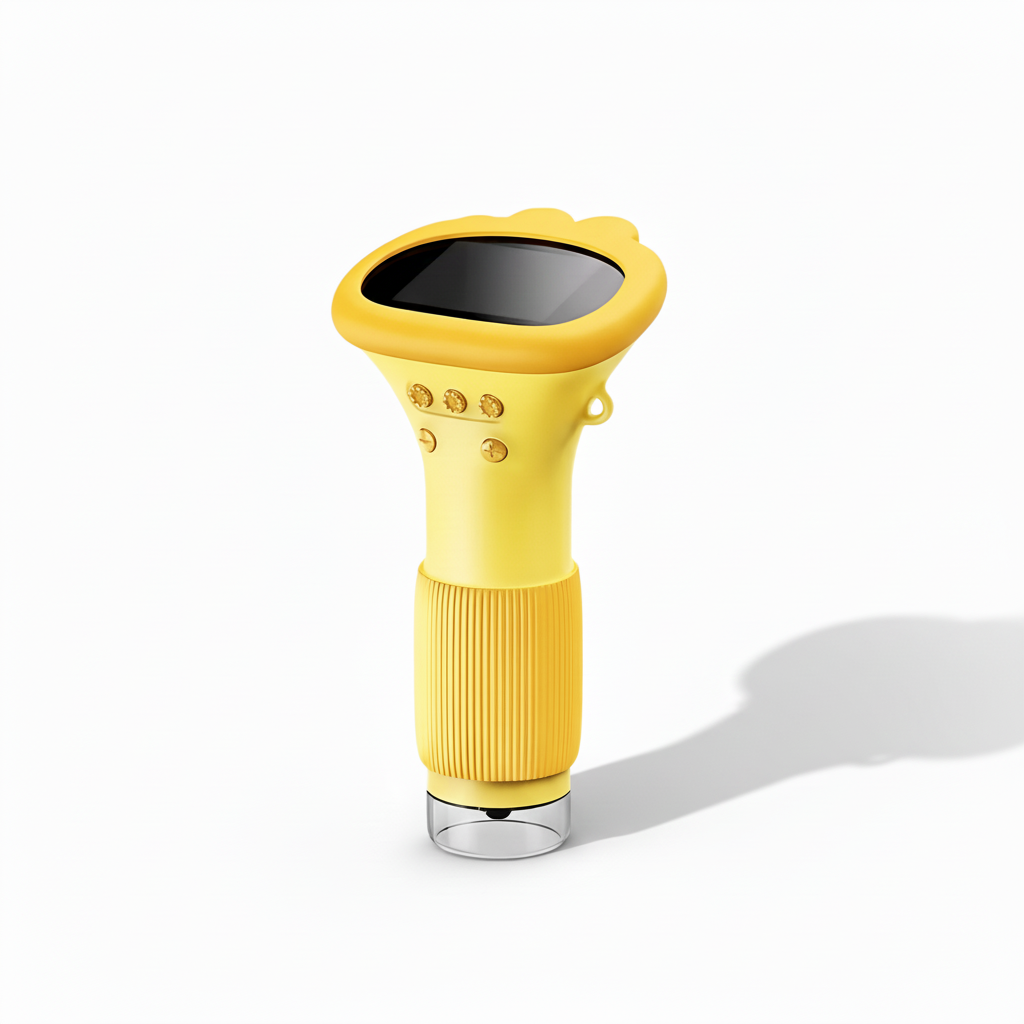 WonderLens yellow sunflower pocket microscope